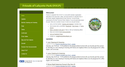 Desktop Screenshot of friendsoflafayettepark.com